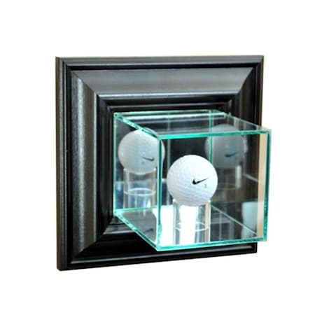 Perfect Cases Perfect Cases WMGLF-B Wall Mounted Golf Display Case; Black WMGLF-B